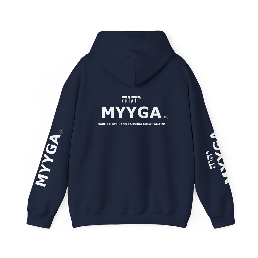 MYYGA - Make Yahweh And Yeshua Great Again Unisex Heavy Blend™ Hooded Sweatshirt