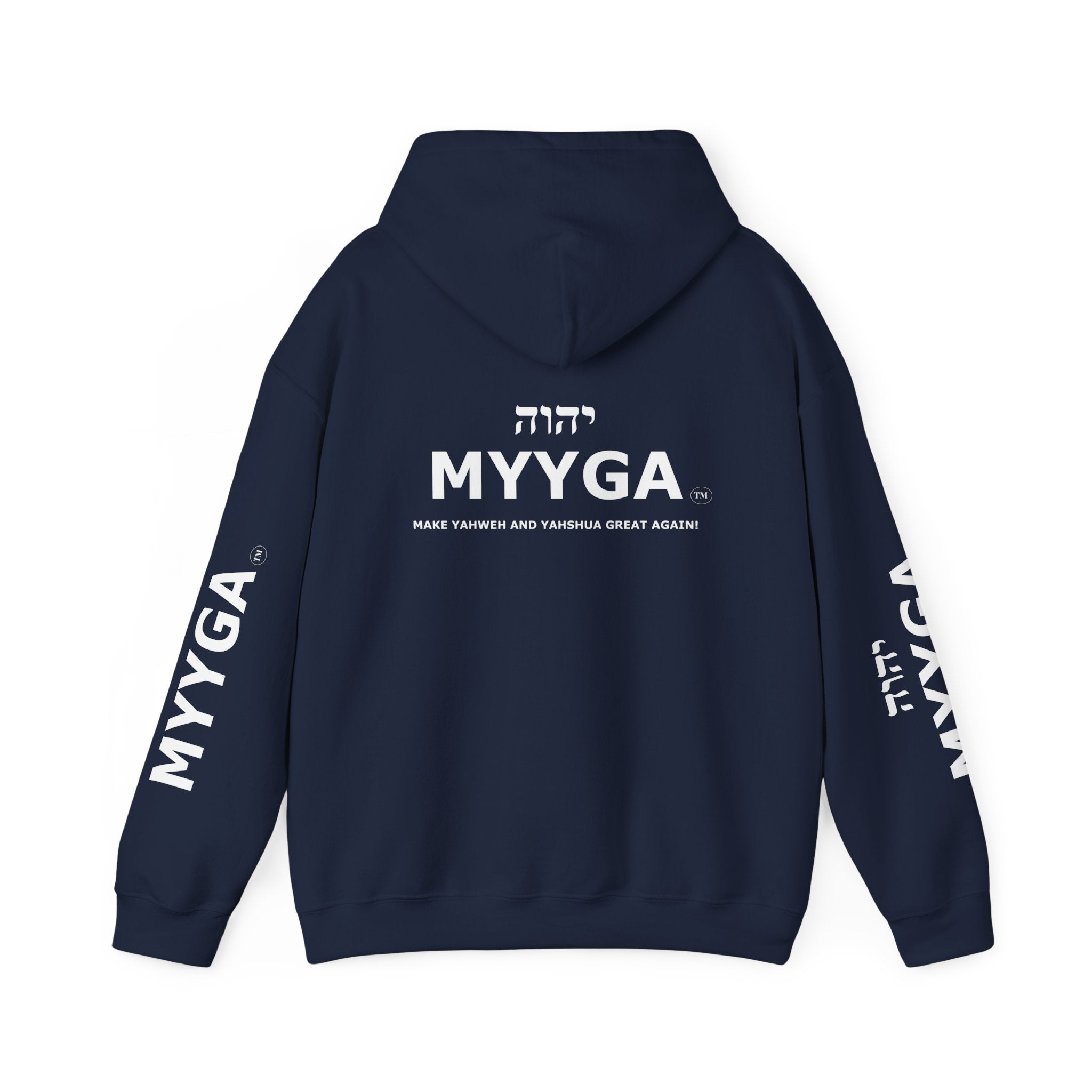 MYYGA - Make Yahweh And Yeshua Great Again Unisex Heavy Blend™ Hooded Sweatshirt