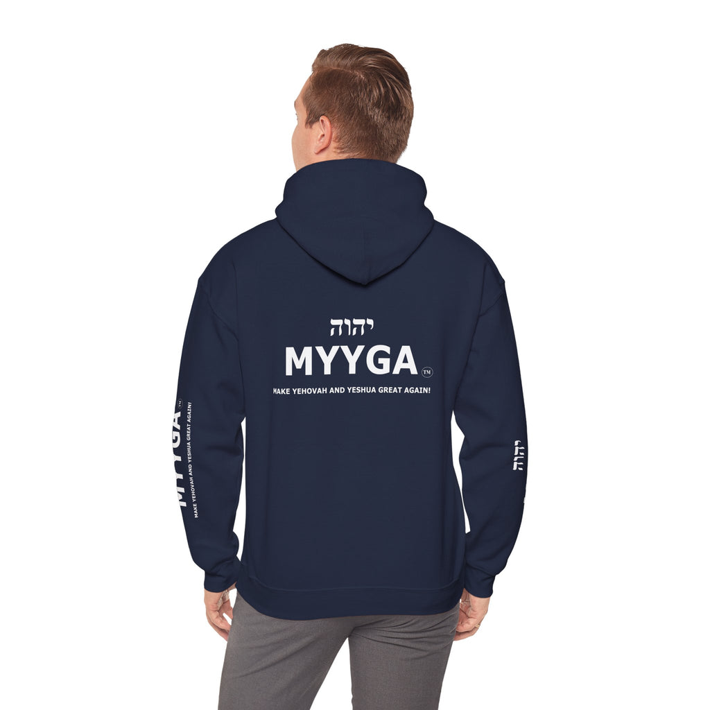MYYGA - Make Yehovah And Yeshua Great AGain Unisex Heavy Blend™ Hooded Sweatshirt