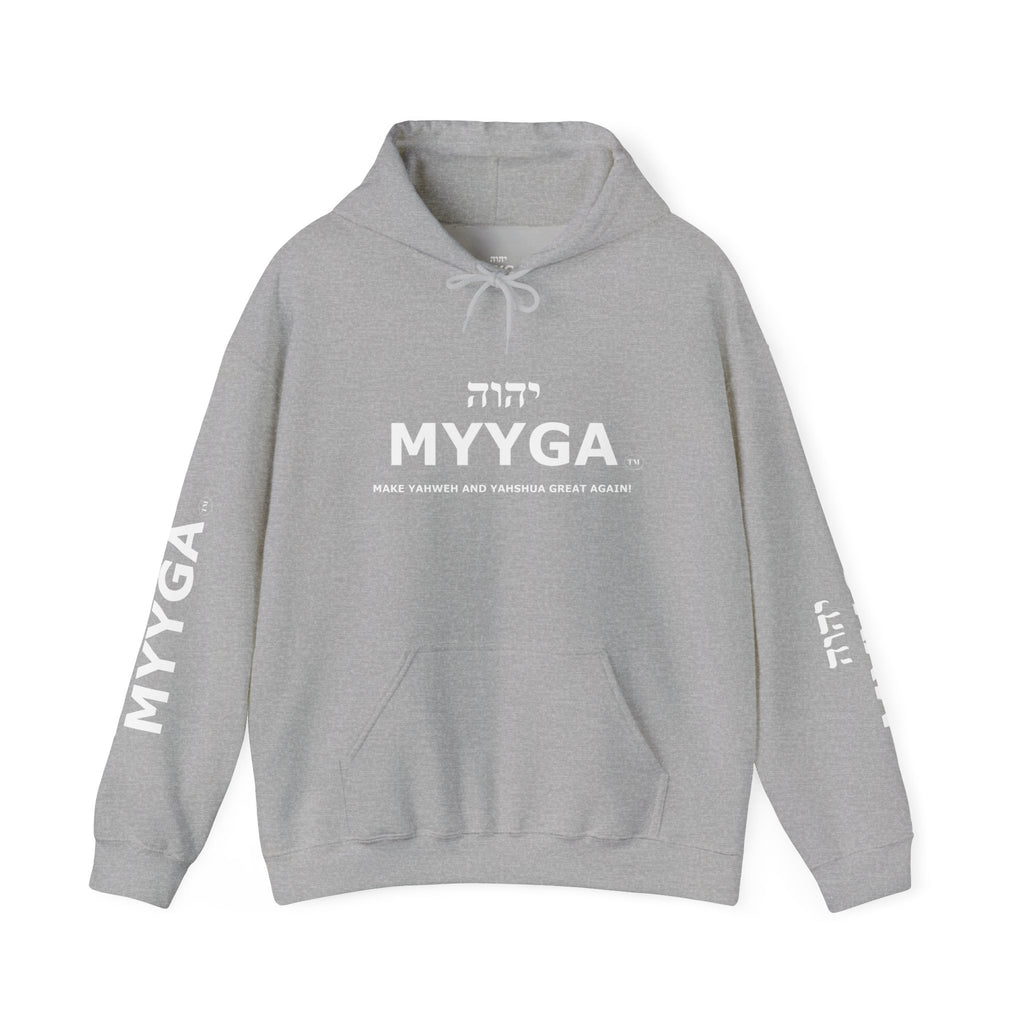 MYYGA - Make Yahweh And Yeshua Great Again Unisex Heavy Blend™ Hooded Sweatshirt