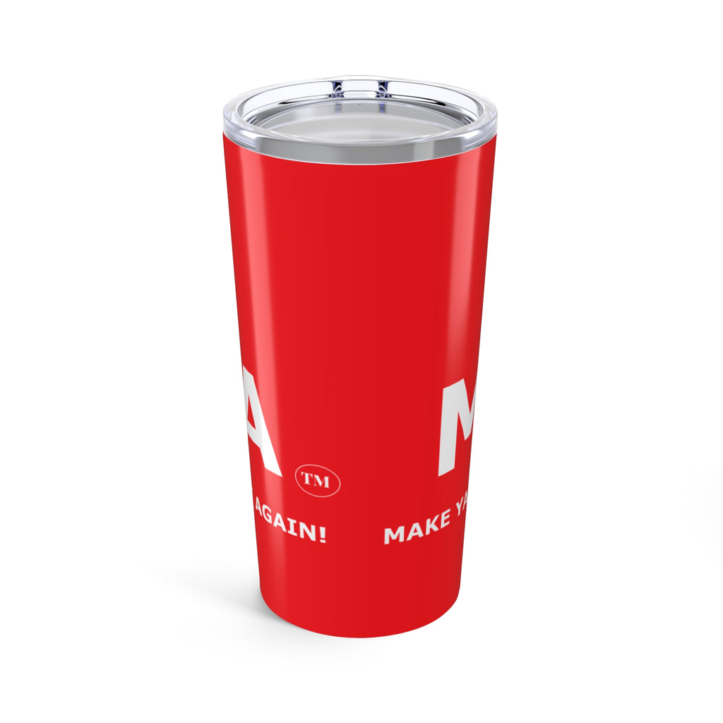 MYYGA - Make Yahweh And Yeshua Great Again - Tumbler 20oz | Red Scripture Design