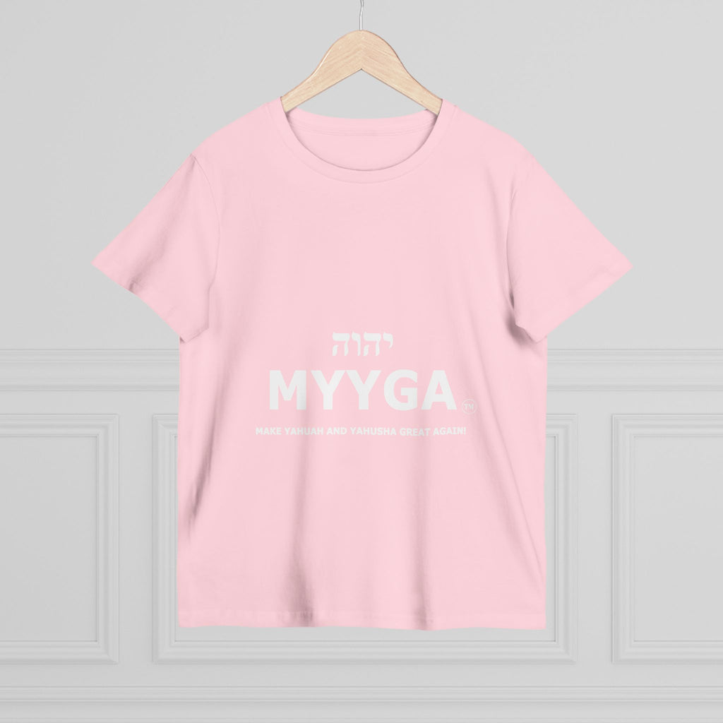 Maple Leaf Women’s Tee — Make Yahuah and Yahusha Great Again