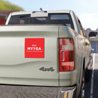 MYYGA - Make Yahweh And Yeshua Great Again - Hebrew Logo Car Magnet |