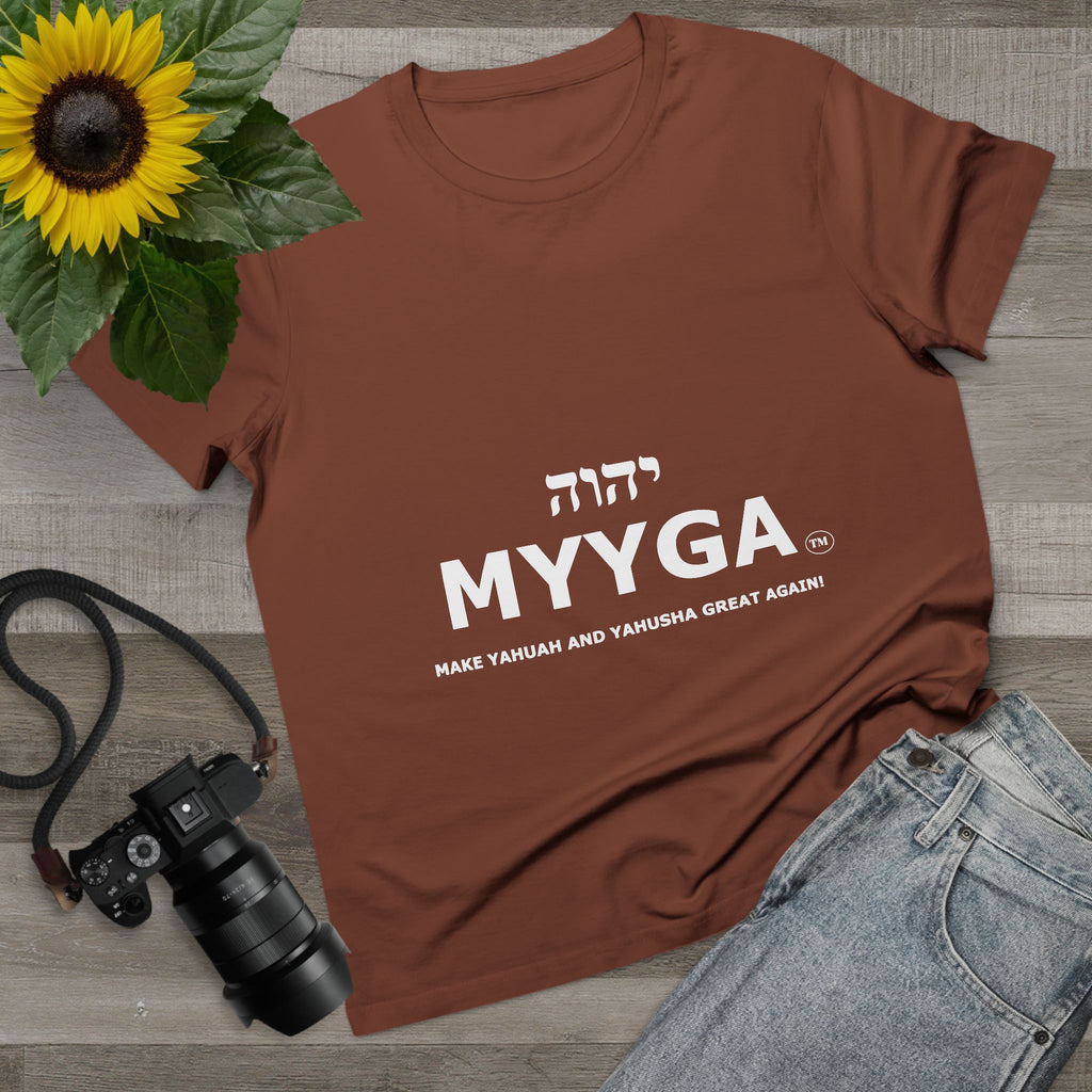 Maple Leaf Women’s Tee — Make Yahuah and Yahusha Great Again