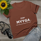 Maple Leaf Women’s Tee — Make Yahuah and Yahusha Great Again